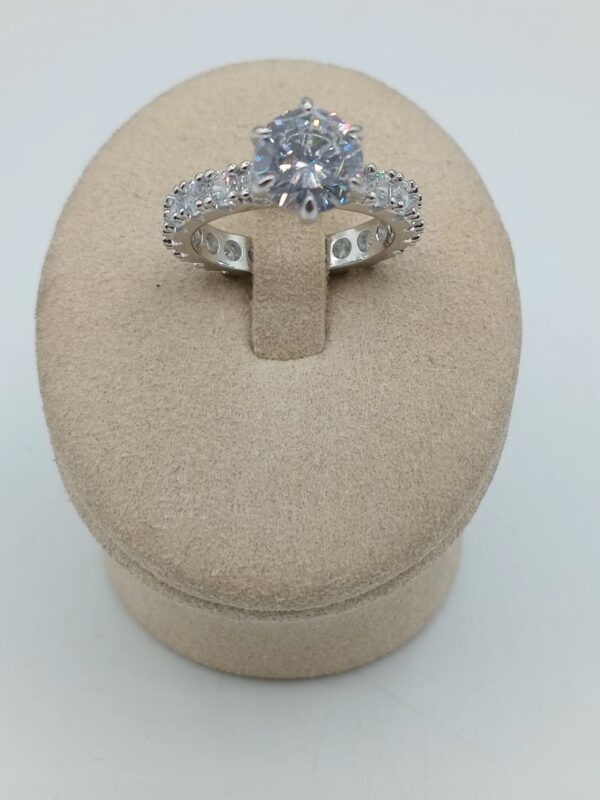 All Eternity Engagement Ring (Silver)