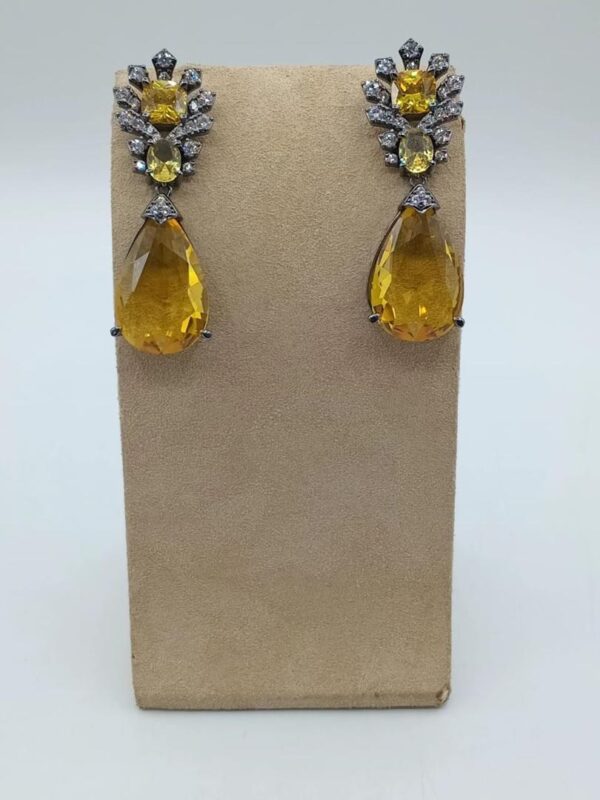 Victorian Citrine Earrings