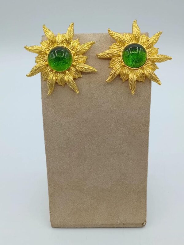 Sunlight Green Earrings